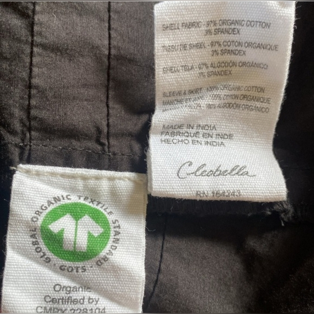 Cleobella Selman Organic Cotton Black Modi Dress Size M - Picture 13 of 13